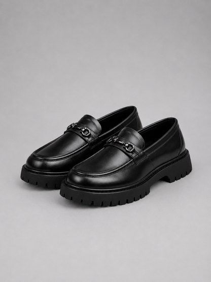 Montarello Men's Loafers Chunky Sole Slip On