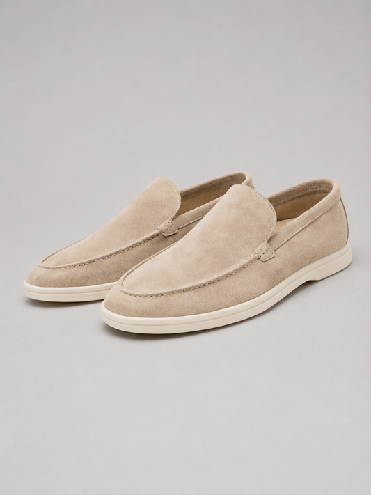 Montarello Men's Suede-Look Slip-On Loafers