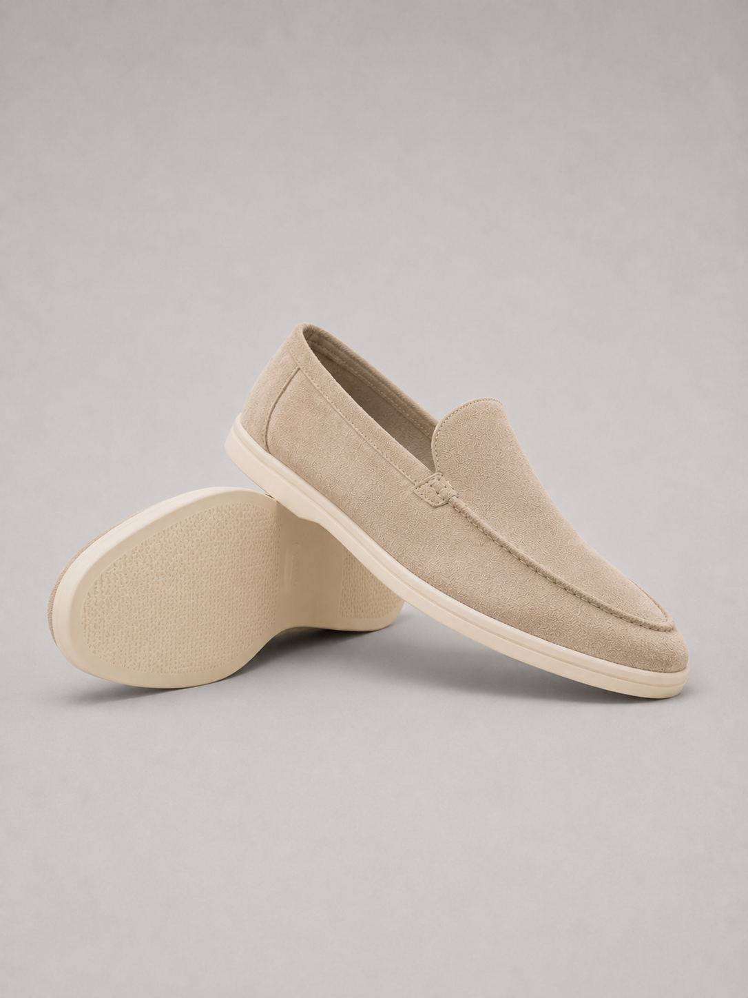 Montarello Men's Suede-Look Slip-On Loafers