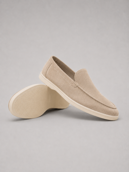 Montarello Men's Suede-Look Slip-On Loafers