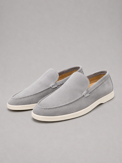 Montarello Men's Suede-Look Slip-On Loafers