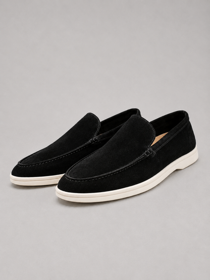 Montarello Men's Suede-Look Slip-On Loafers