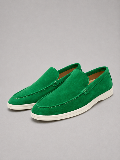 Montarello Men's Suede-Look Slip-On Loafers