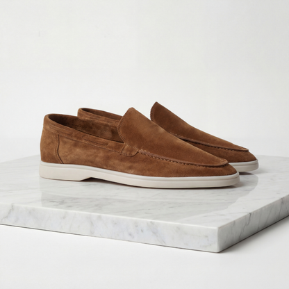 Montarello Men's Suede-Look Slip-On Loafers