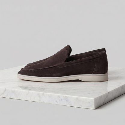 Montarello Men's Suede-Look Slip-On Loafers