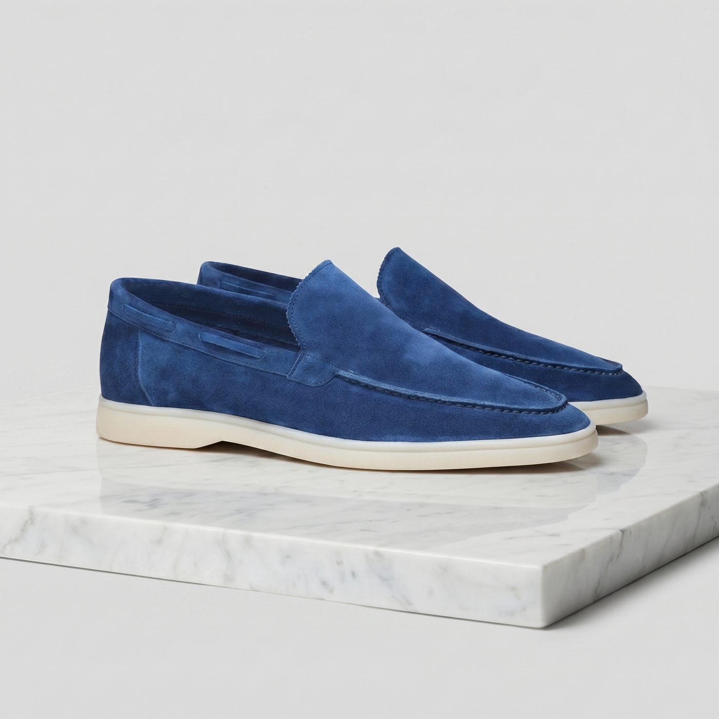 Montarello Men's Suede-Look Slip-On Loafers