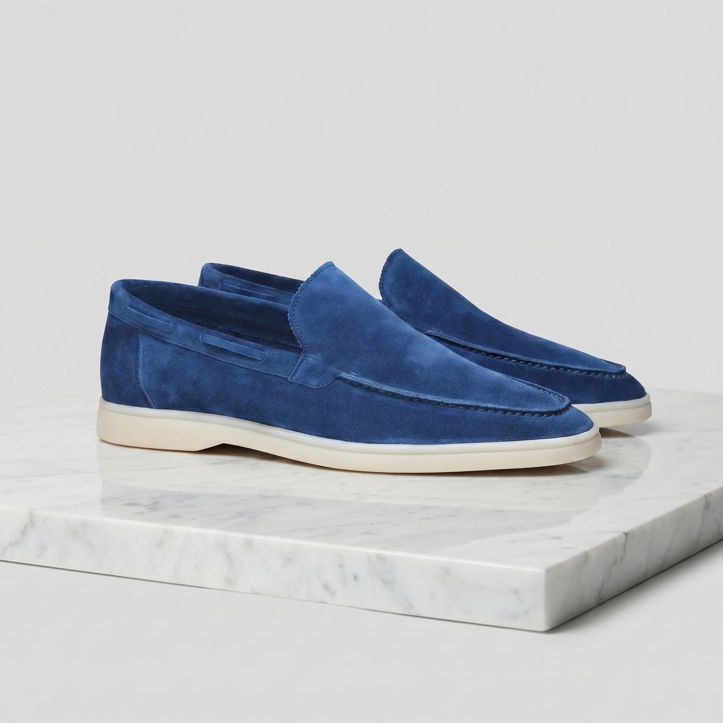 Montarello Men's Suede-Look Slip-On Loafers