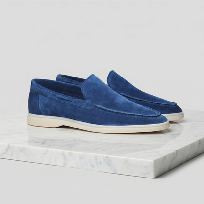 Montarello Men's Suede-Look Slip-On Loafers