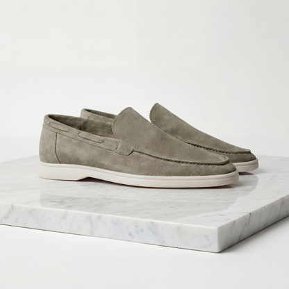 Montarello Men's Suede-Look Slip-On Loafers