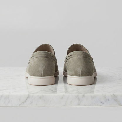 Montarello Men's Suede-Look Slip-On Loafers
