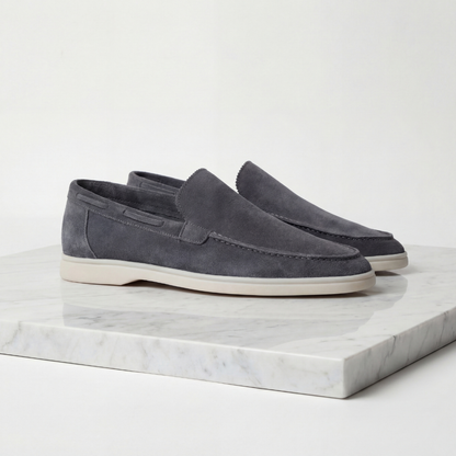 Montarello Men's Suede-Look Slip-On Loafers