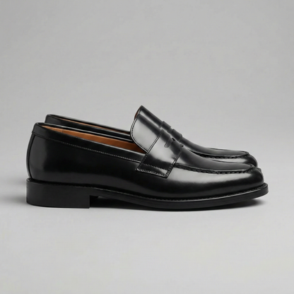 Montarello Men's Leather-Look Penny Loafers