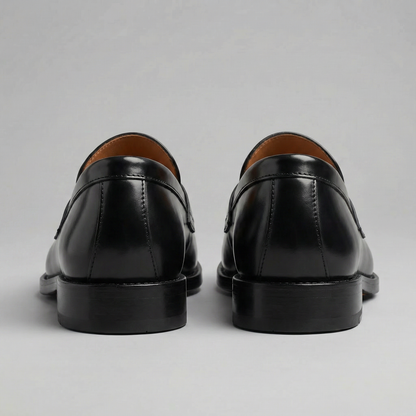 Montarello Men's Leather-Look Penny Loafers