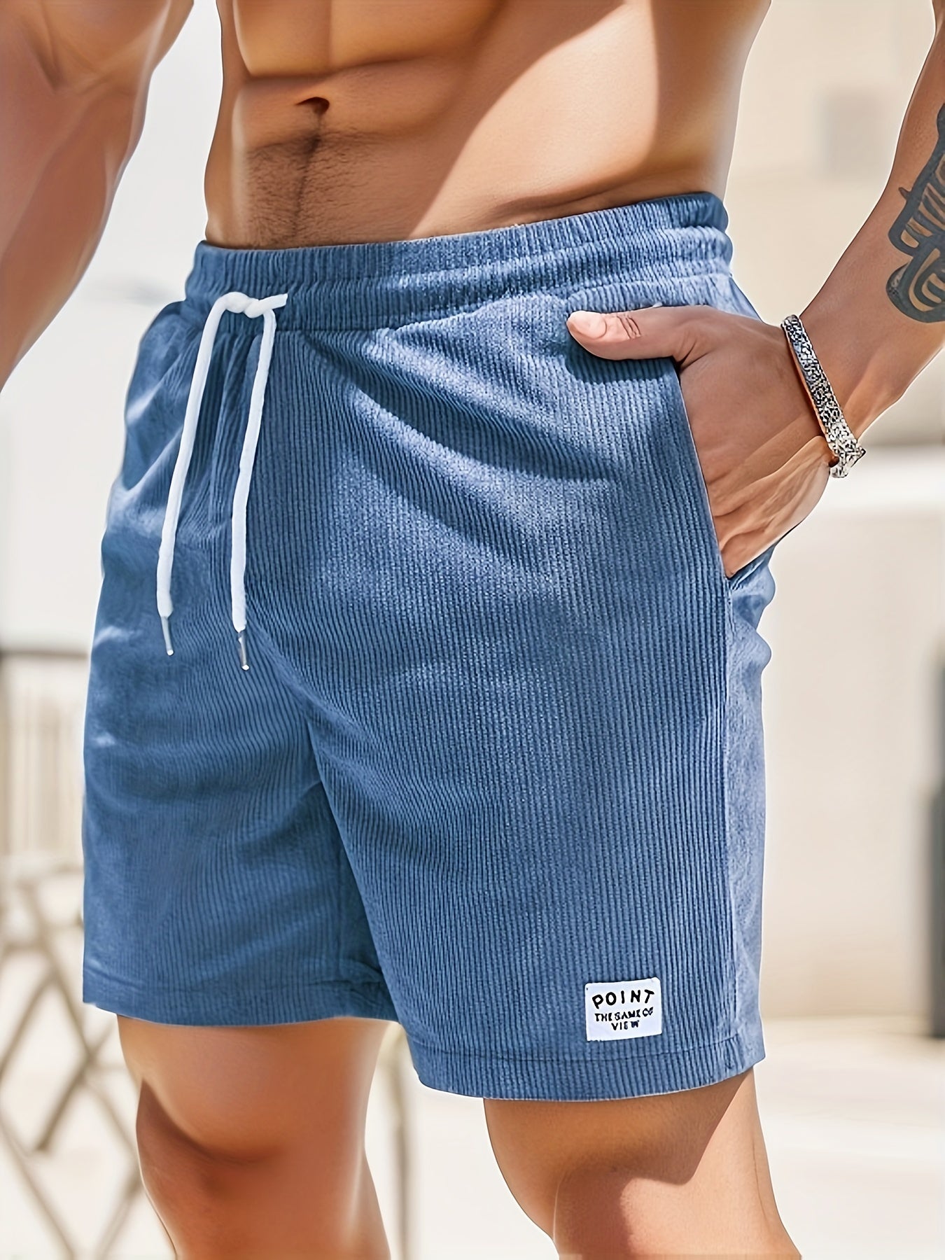 Montarello Men’s Striped Summer Shorts
