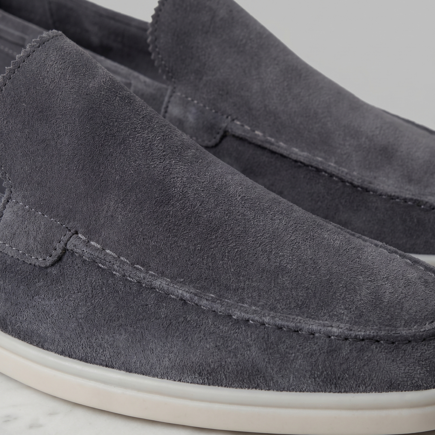 Montarello Men's Suede-Look Slip-On Loafers