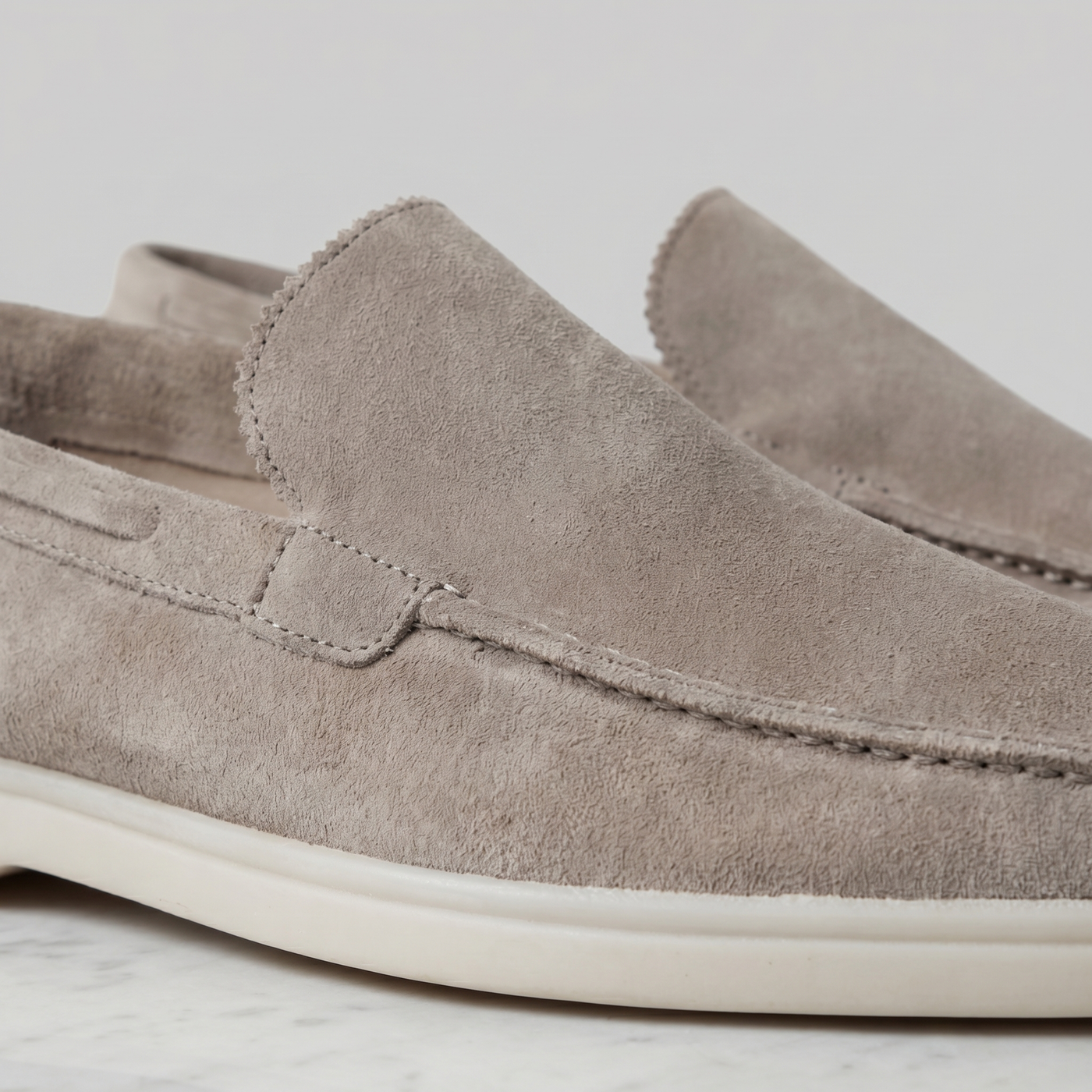 Montarello Men's Suede-Look Slip-On Loafers