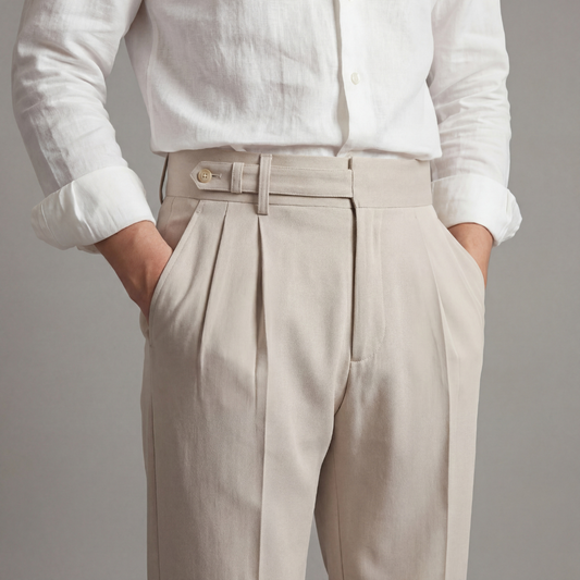 Montarello Men's Tailored Fit Trousers