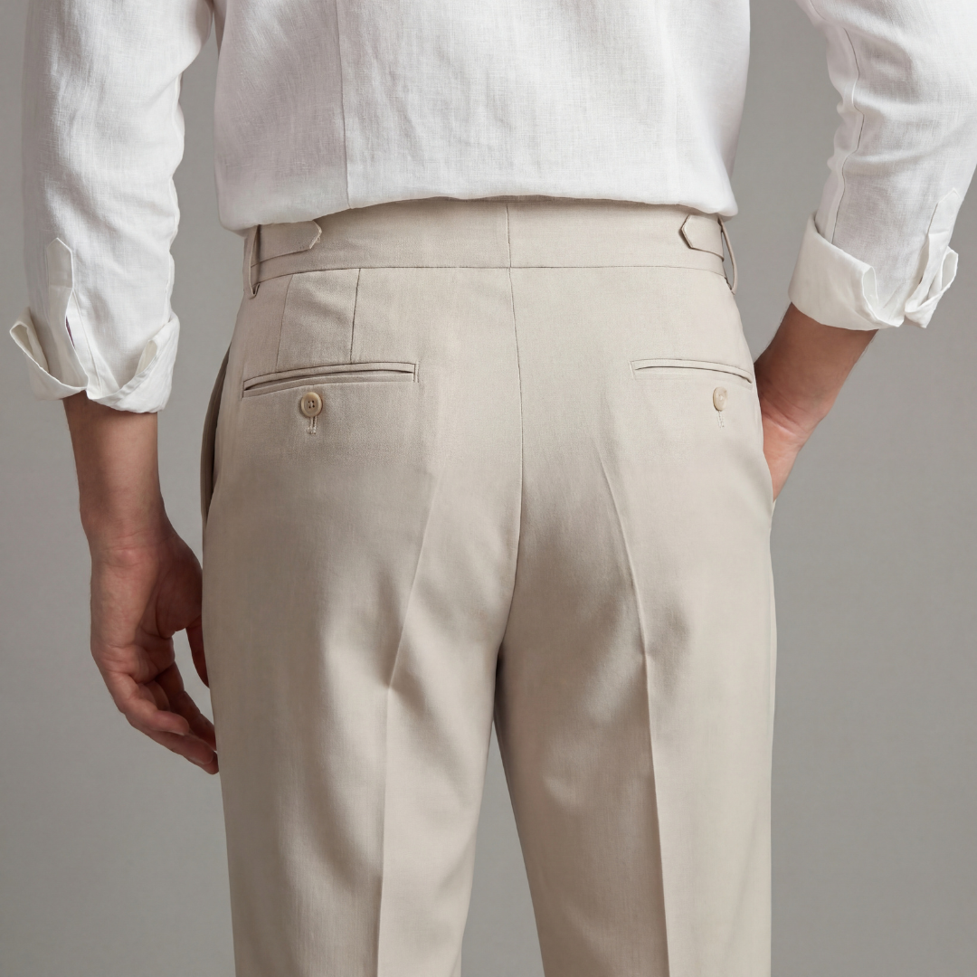 Montarello Men's Tailored Fit Trousers
