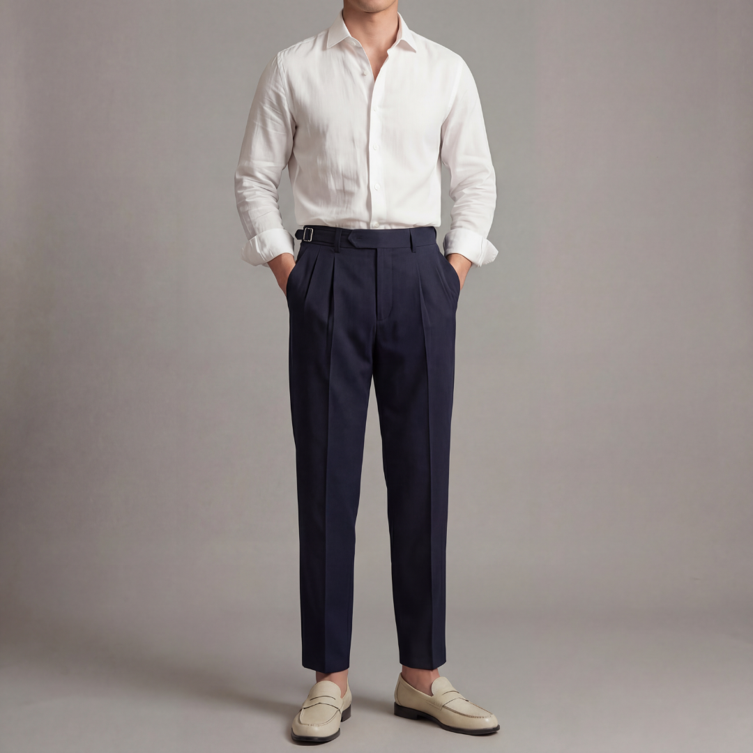 Montarello Men's Tailored Fit Trousers
