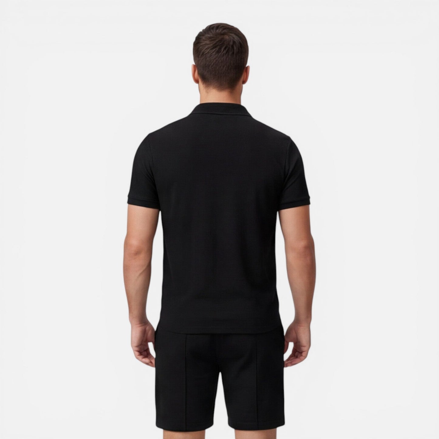 Montarello Men's Polo Shirt & Shorts Set