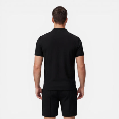 Montarello Men's Polo Shirt & Shorts Set