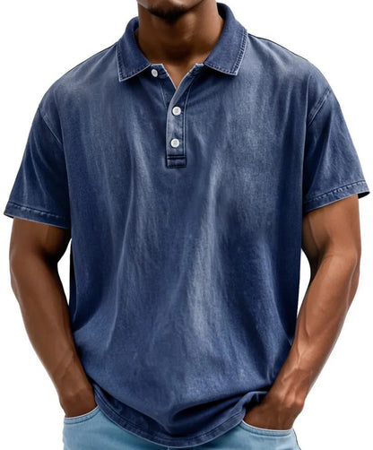 Montarello Washed Men's Polo Shirt