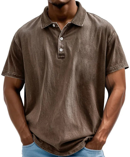 Montarello Washed Men's Polo Shirt