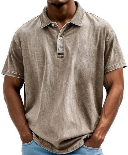 Montarello Washed Men's Polo Shirt