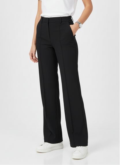 Montarello SculptFit Tailored Wide-Leg Pants