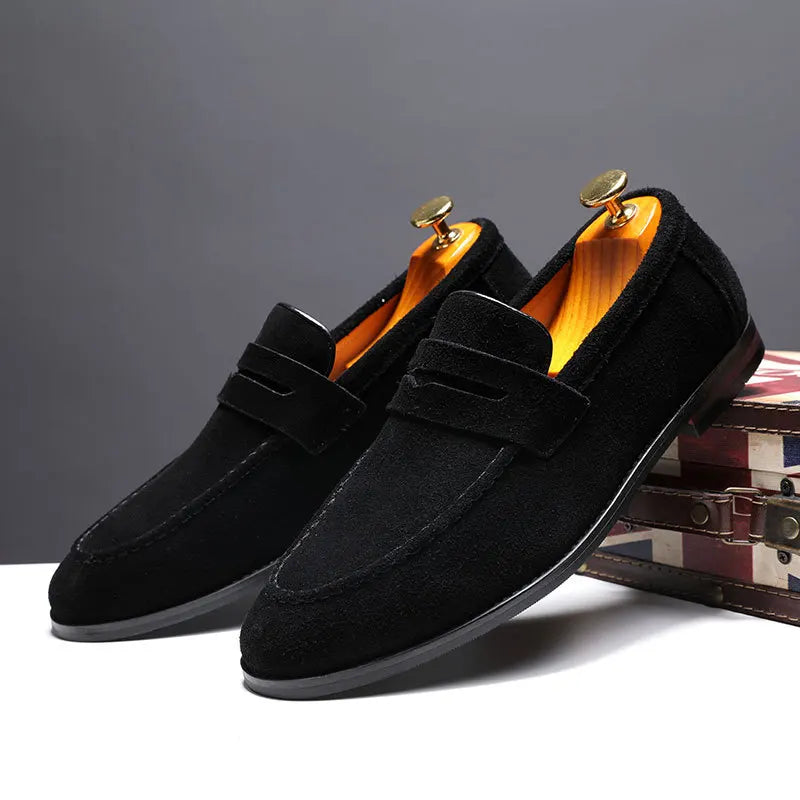 Montarello Men’s Suede Look Loafers
