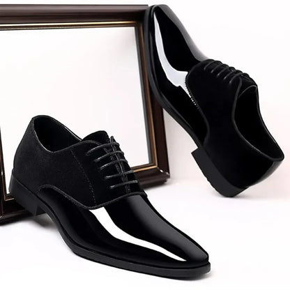 Montarello Gloss Contrast Men's Oxford Dress Shoes