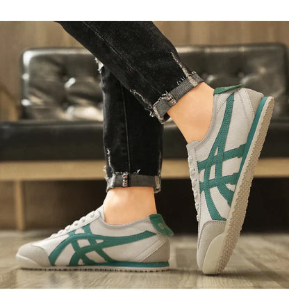 Montarello Retro Stripe Unisex Casual Sneakers