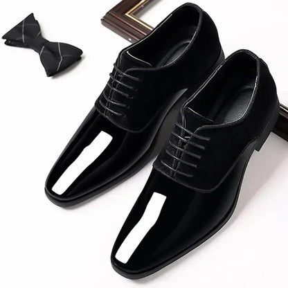 Montarello Gloss Contrast Men's Oxford Dress Shoes