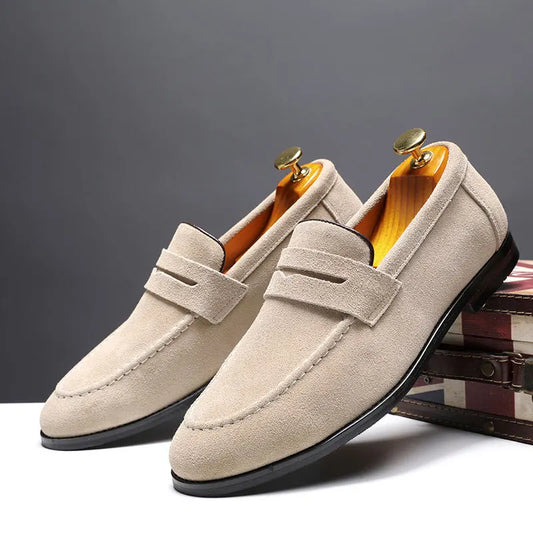 Montarello Men’s Suede Look Loafers