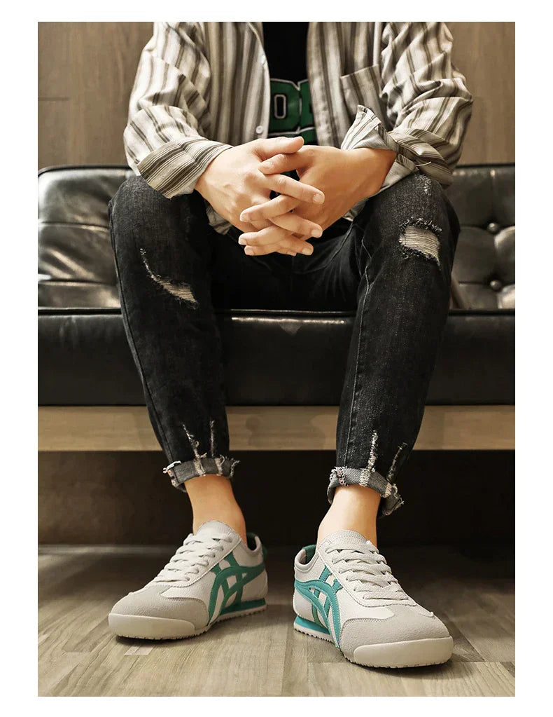 Montarello Retro Stripe Unisex Casual Sneakers