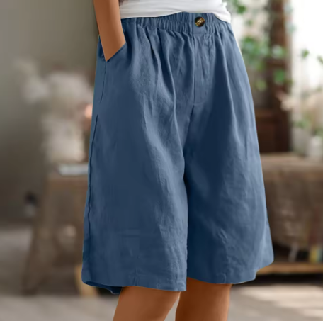 Shorts confort à taille élastique Montarello pour femme