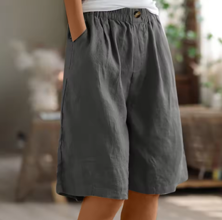 Shorts confort à taille élastique Montarello pour femme