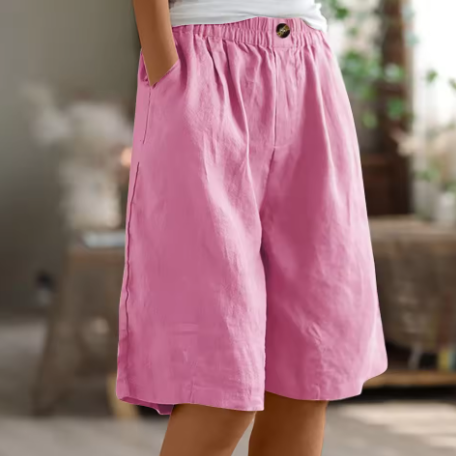 Shorts confort à taille élastique Montarello pour femme