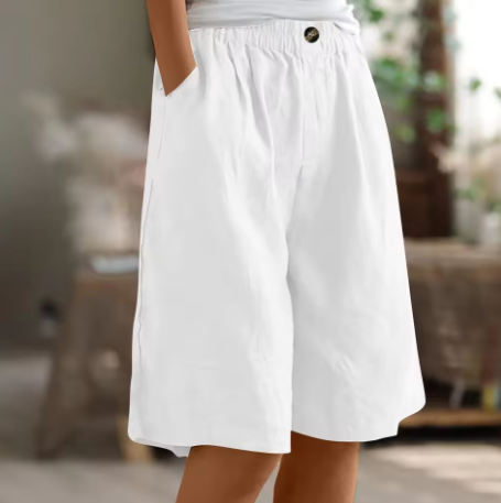 Shorts confort à taille élastique Montarello pour femme