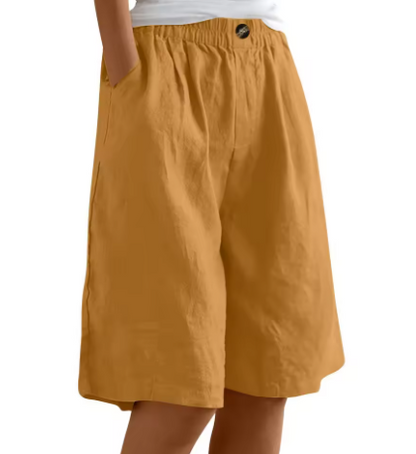 Shorts confort à taille élastique Montarello pour femme