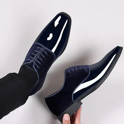 Montarello Gloss Contrast Men's Oxford Dress Shoes