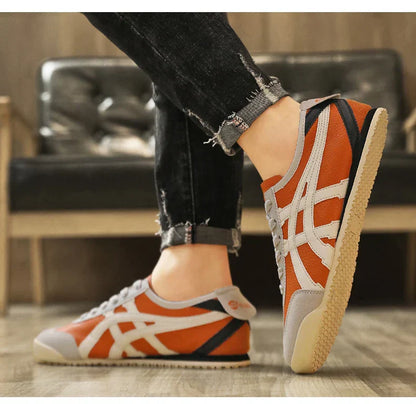 Montarello Retro Stripe Unisex Casual Sneakers