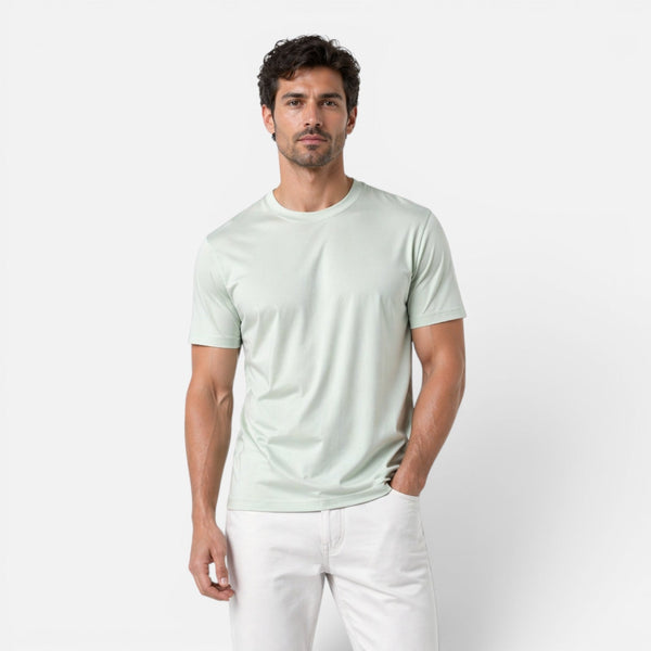 Montarello Men's Ice Silk Lightweight Cooling Crew Neck T-Shirt