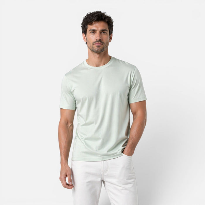 Montarello Men's Ice Silk Lightweight Cooling Crew Neck T-Shirt