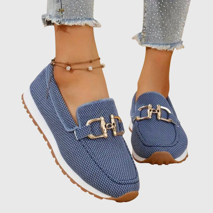 Montarello Horsebit Knit Loafers Women's