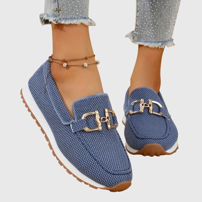 Montarello Horsebit Knit Loafers Women's