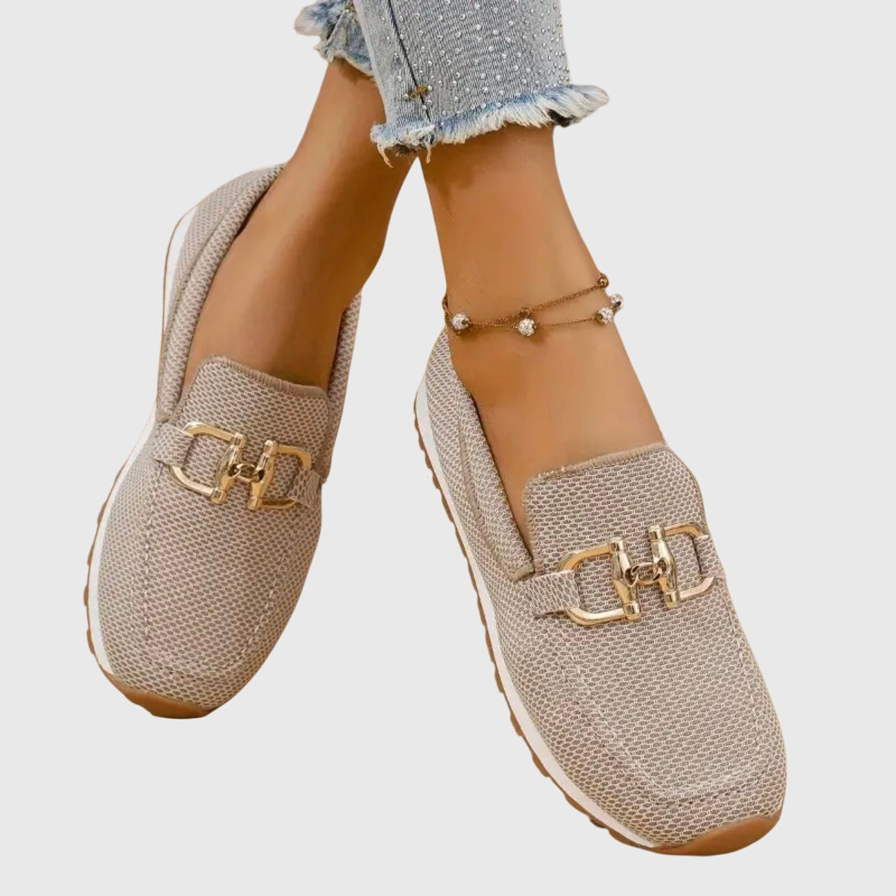 Montarello Horsebit Knit Loafers Women's