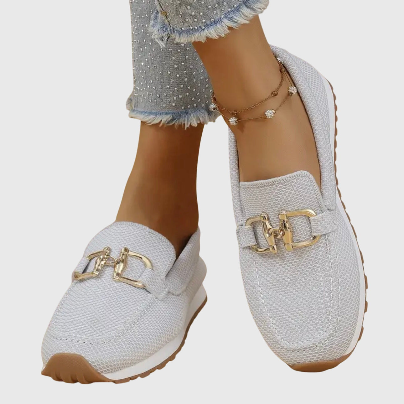 Montarello Horsebit Knit Loafers Women's