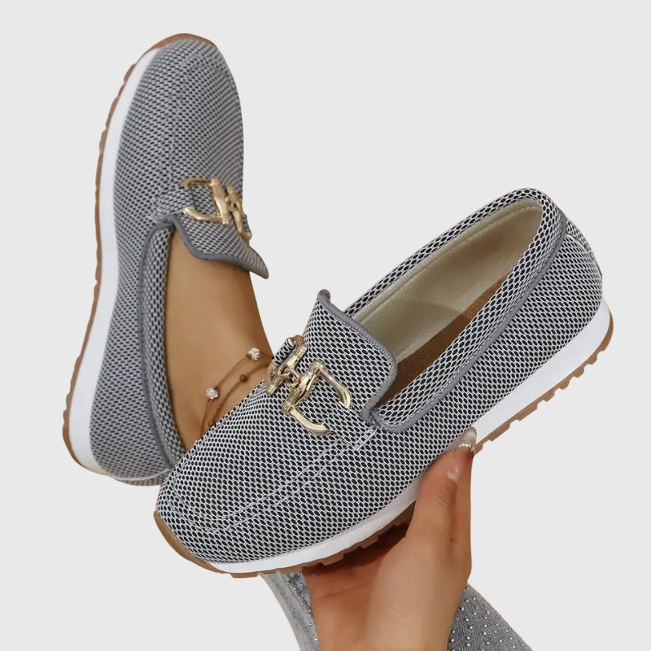 Montarello Horsebit Knit Loafers Women's