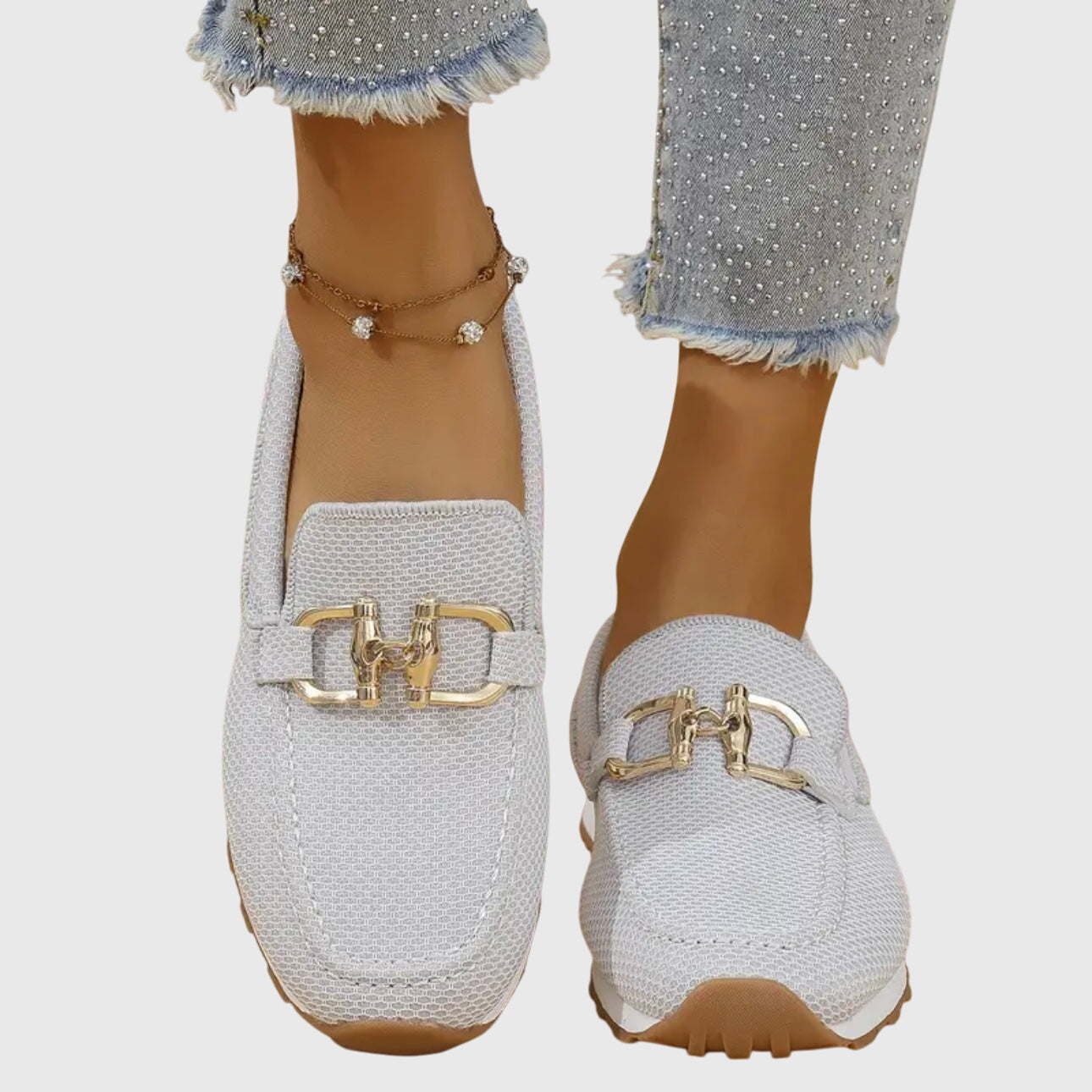 Montarello Horsebit Knit Loafers Women's